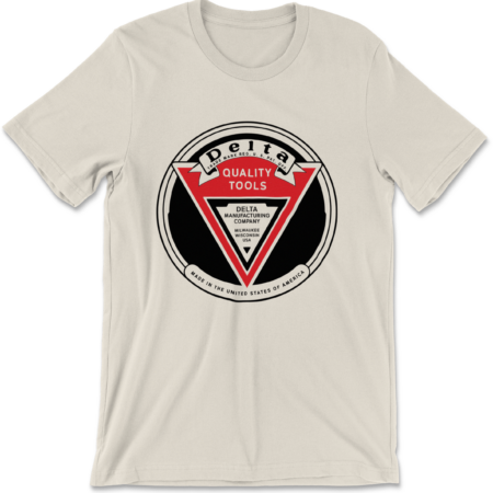 Delta — 1930's Art Deco “Black” Emblem (Clear)